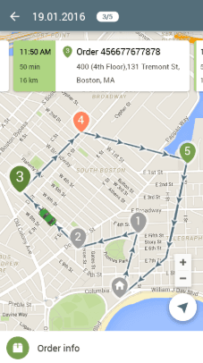 تطبيق ذكي لإدارة العمليات اللوجستية وتتبع السائقين